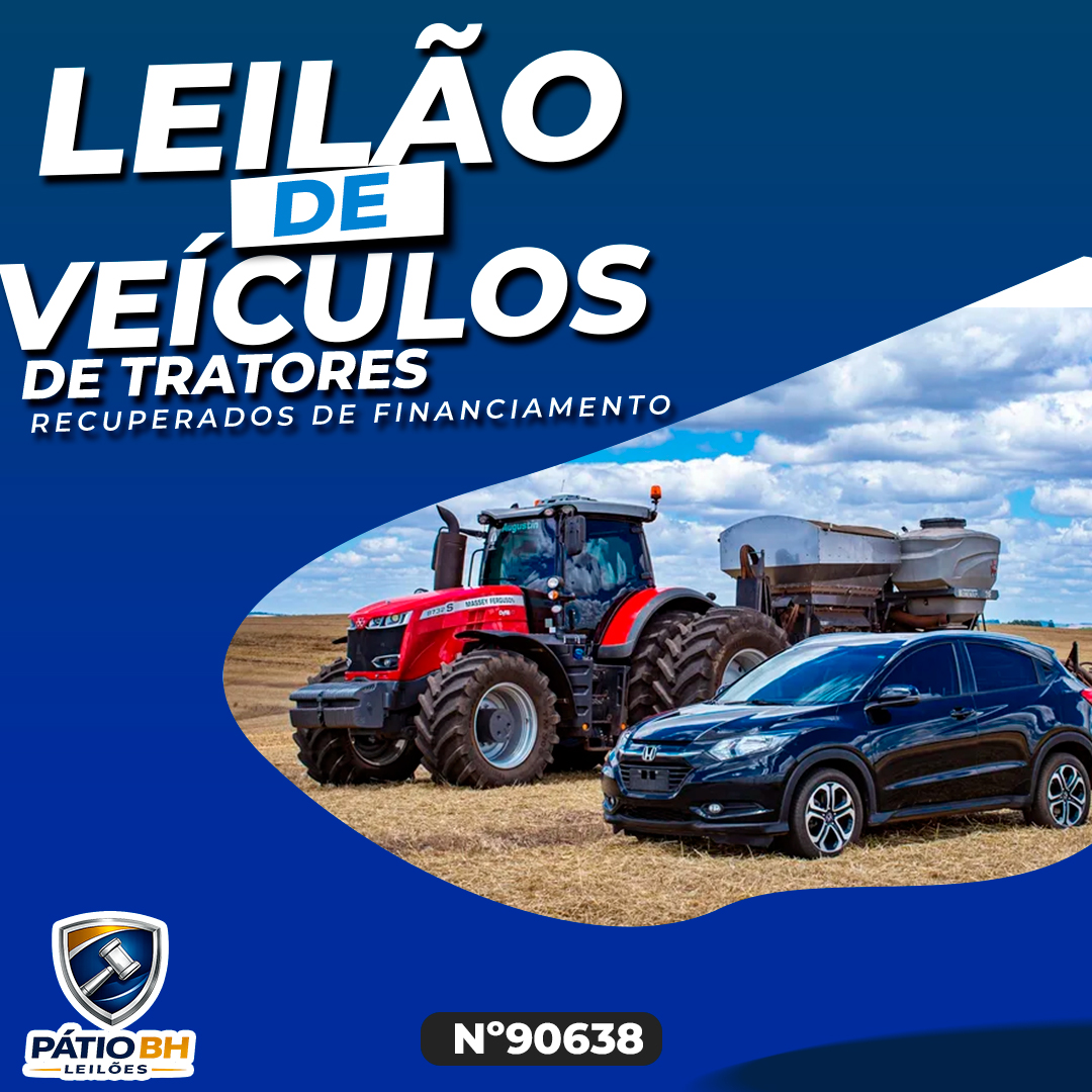 Leilão 90638 Venda Direta (reabertos) - Oportunidades Veículos e tratores Seminovos Recuperados de Financiamento