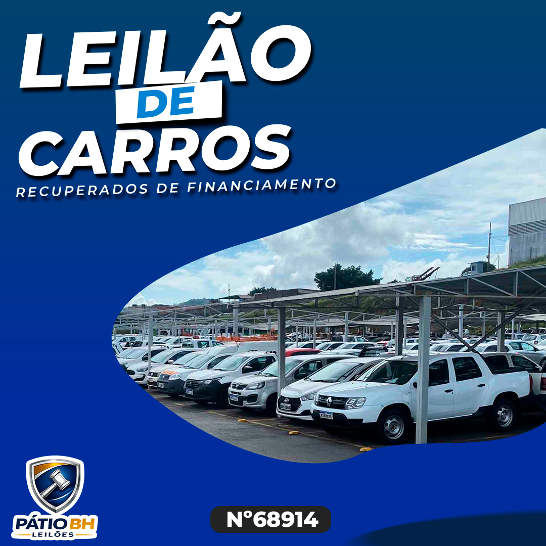 Leilão 68914 - Carros Seminovos e Usados Recuperados de Financiamento