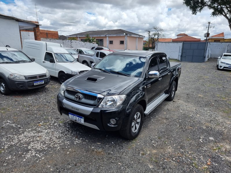 Toyota Hilux CD SRV 4x4 3.0 TDI Diesel Automática 2011 – Preta – Funcionando