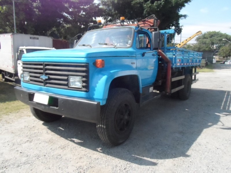 GM/CHEVROLET – CAMINHÃO 13.000 COM MUCK | 1985/1986 | CAP. 3,75 TON | GASOLINA – FUNCIONANDO
